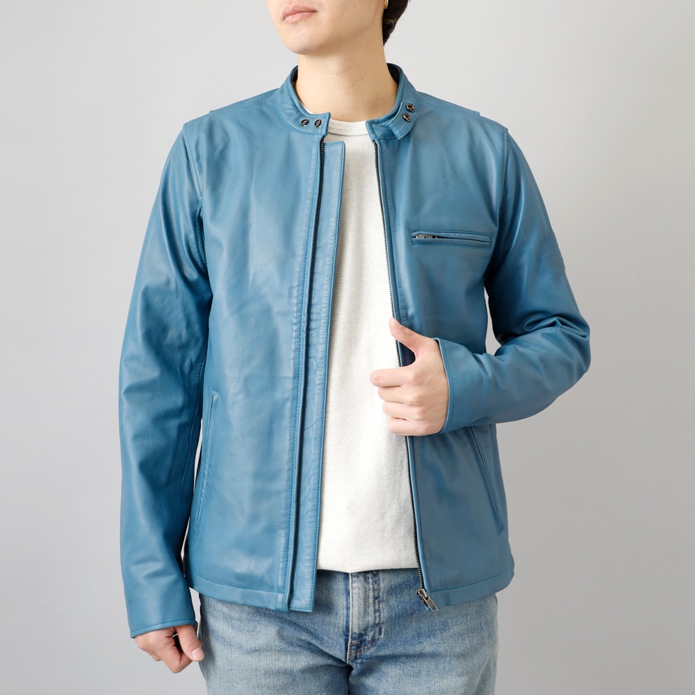 【HEATH】LEATHER SINGLE RIDERS JACKET シープスキンレザー ライダースジャケット