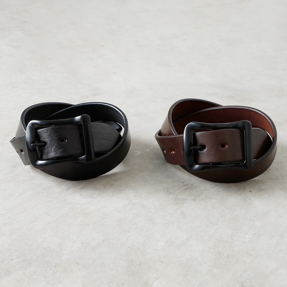 Gurank for khaki ブラック レザーベルト Gurank for khaki “Leather Belt” – khakiの店主ブログ