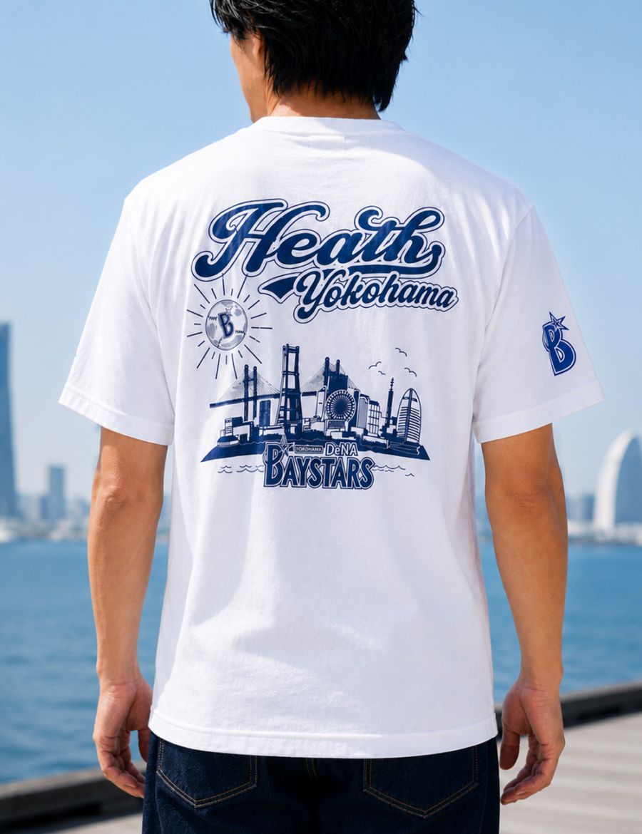 HEATH（ヒース）横浜DeNAベイスターズ公認ライセンス Tシャツ 