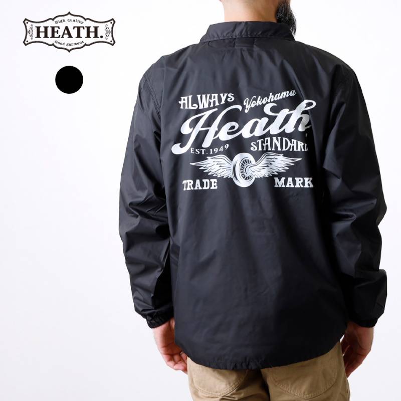 【HEATH】HEATH FLYING WHEEL COACH JACKETフライングホイール コーチジャケット