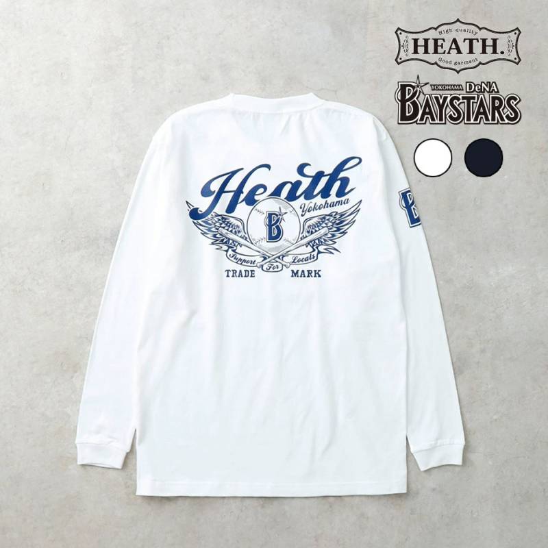 横浜DeNAベイスターズ　グラコン（Lサイズ） HEATH】FLYING BALL L/S<br>横浜DeNAベイスターズ公認ライセンス