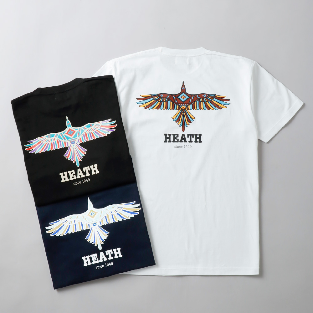【再入荷】HEATH（ヒース） オリジナルアートワーク ヘビーウエイトTシャツ 