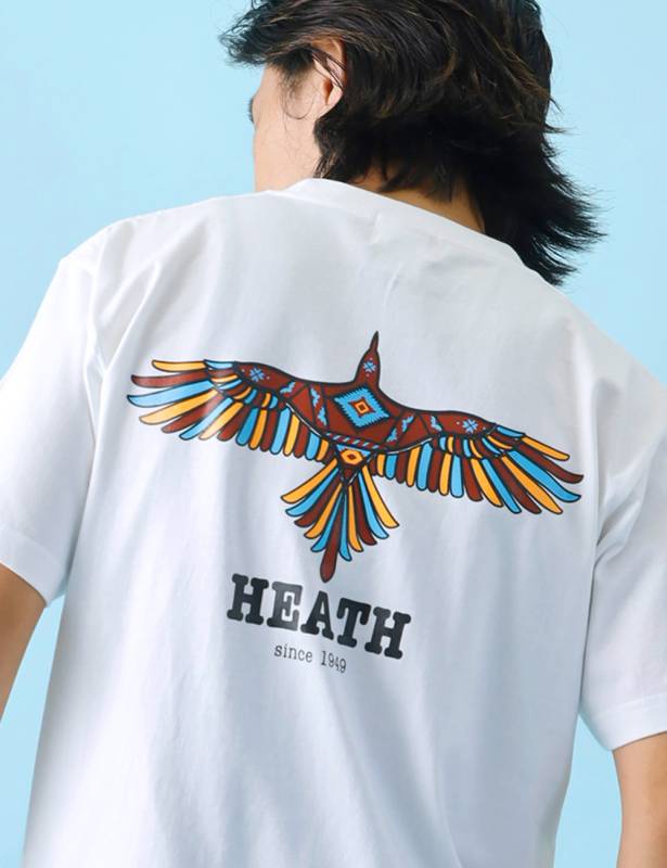 対象アイテム2点お買い上げで10%・3点お買い上げで20%OFF！HEATH｜オリジナルアートワークTシャツ 