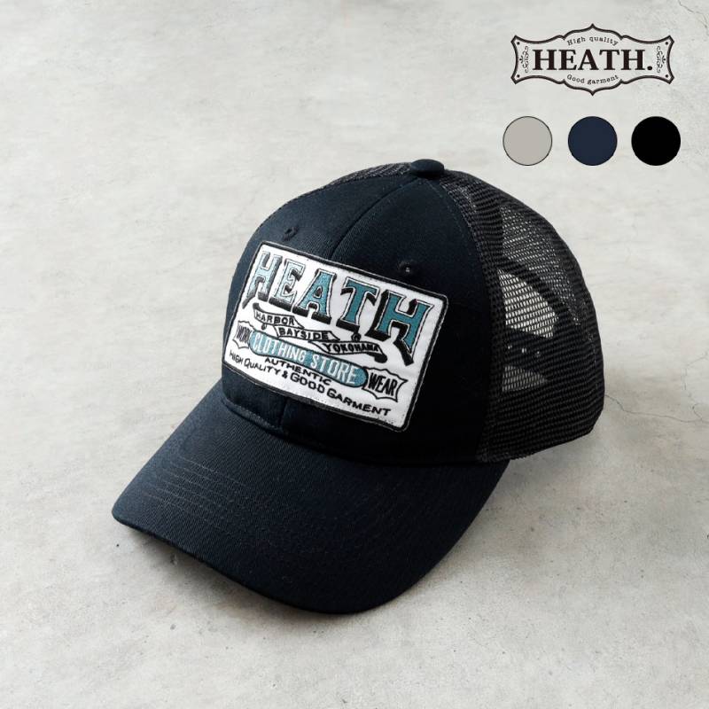 【HEATH】HEATH LOGO MESH CAP