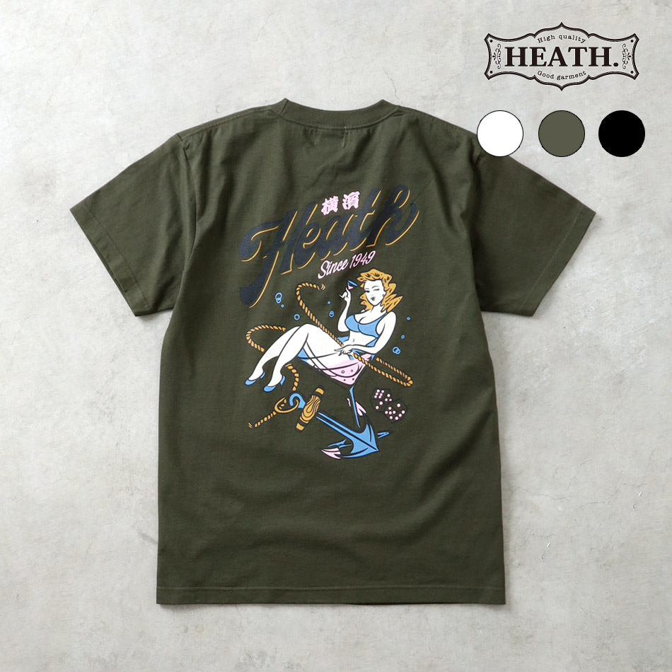 HEATH×TRUST/GReddy】8.1oz US COTTON TEE 