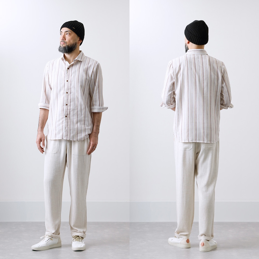 MARNO リネン イージーパンツ サイズ0 リネン ミックス リラックス イージーパンツ