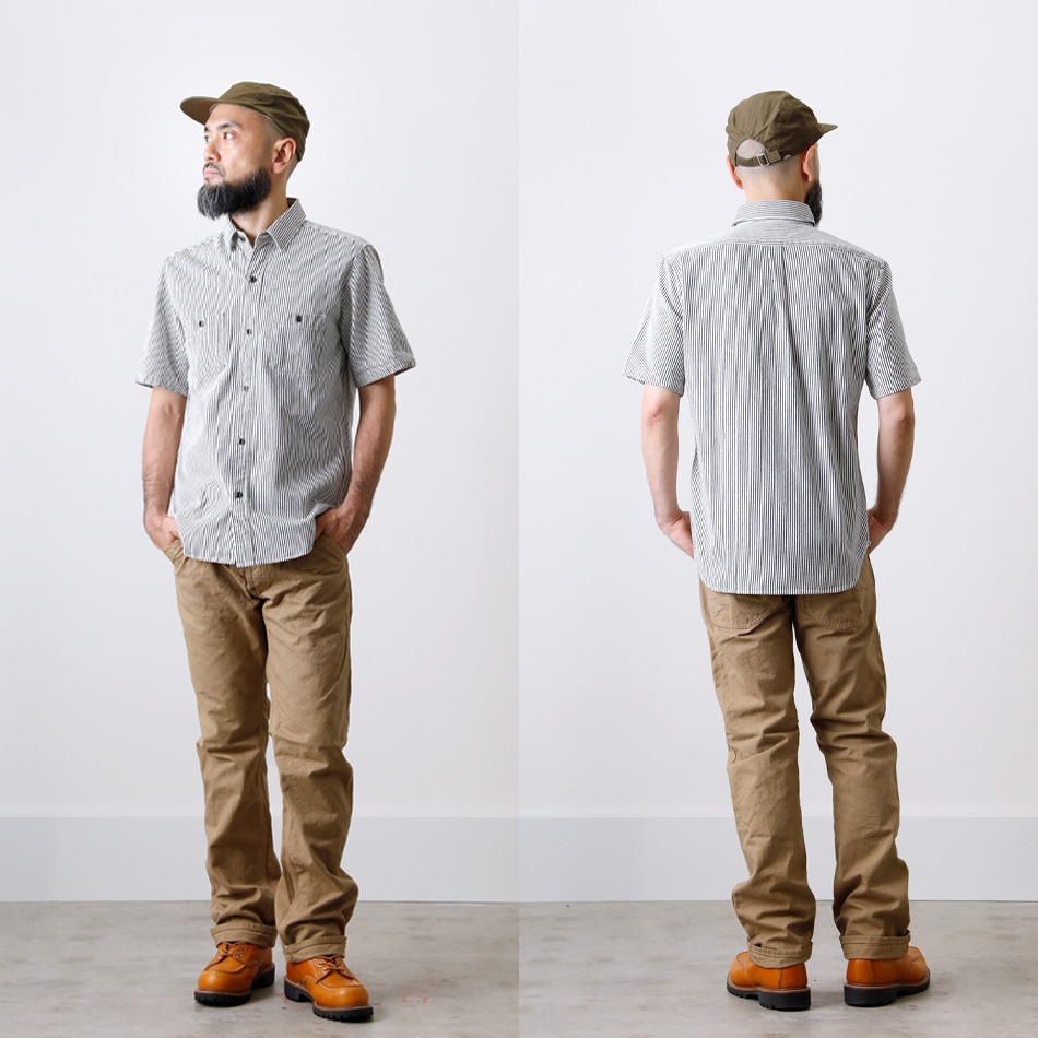 BLUEPORT】HICKORY WORK SHIRT｜アメカジファッション通販サイト