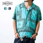 【HEATH】BANDANA PATTERN ALOHA SHIRT