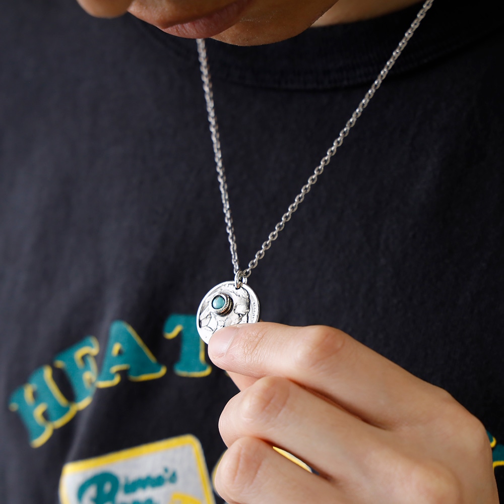 NORTH WORKS】REAL COIN TURQUOISE NECKLACE リアルコイン