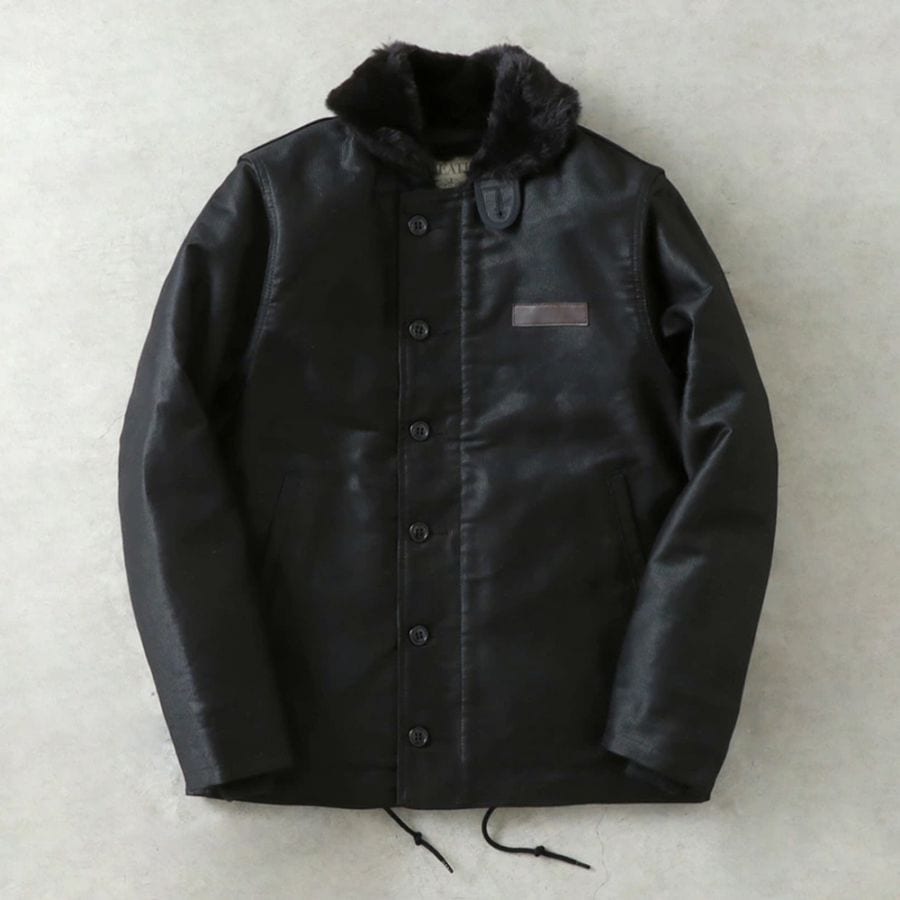 HEATH（ヒース）N-1 デッキジャケット ブラックピケ