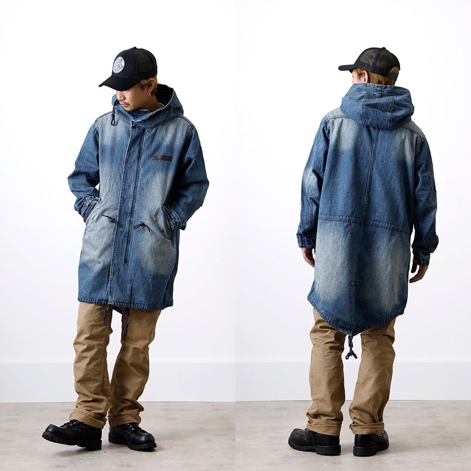 BLUEPORT】DENIM MODS COATデニムモッズコート 