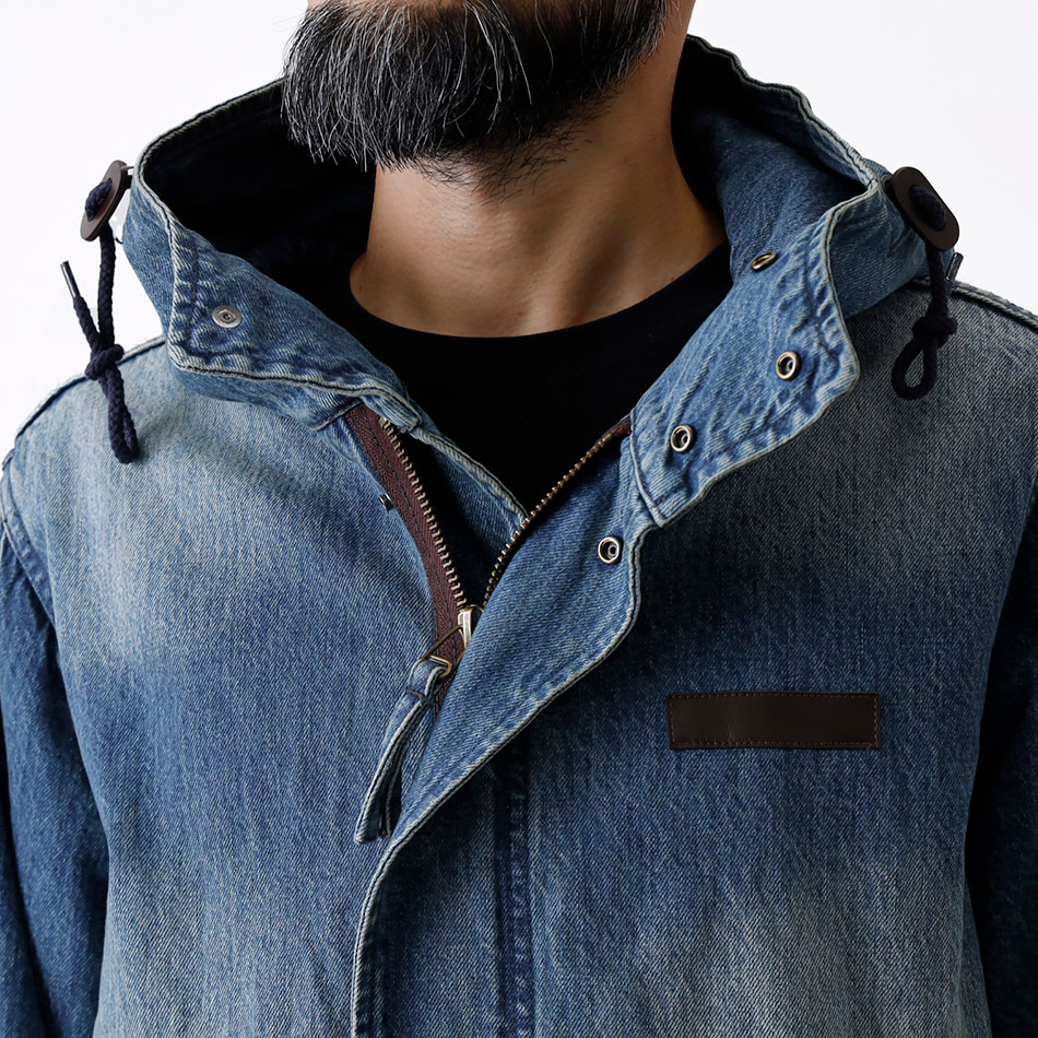 L L Ｂean コート　モッズコート  M BLUEPORT】DENIM MODS COATデニムモッズコート 
