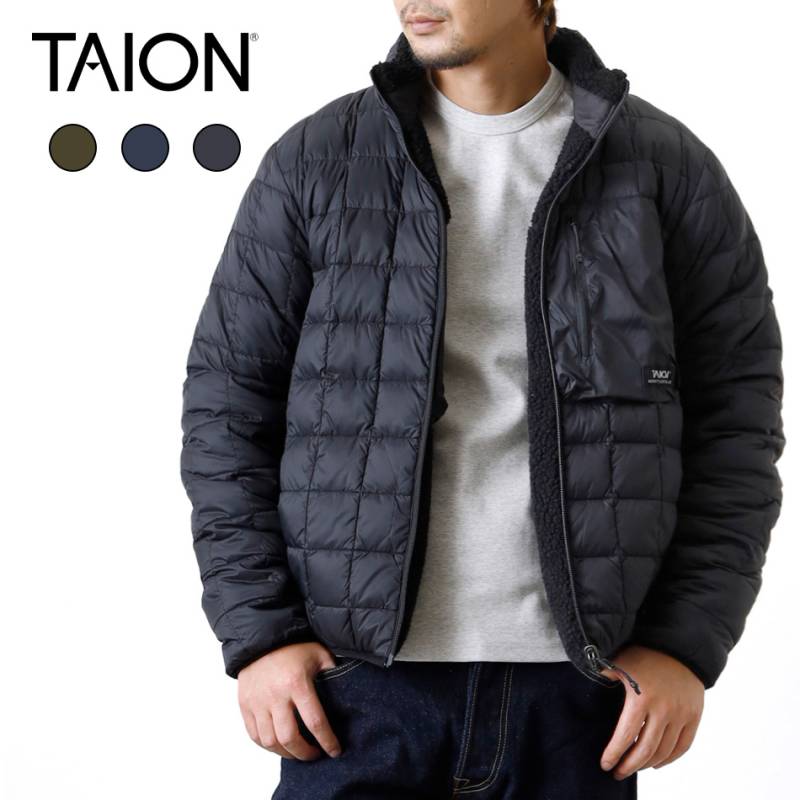 【TAION】MOUNTAIN REVERSIBLE LIGHT DOWN JACKET  リバーシブルダウンジャケット