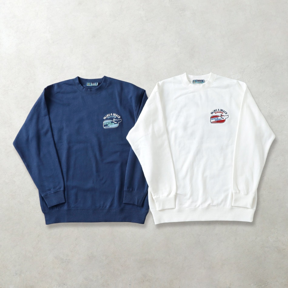 半額！ファミリーSALE！>◇【HULA LANI HAWAII】PILE EMBROIDERY SWEAT