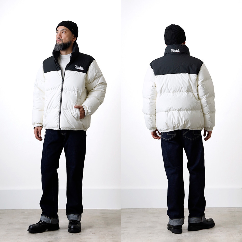 半額！ファミリーSALE！>◇【FIRST DOWN】BUBBLE DOWN JKT REVERSIBLE