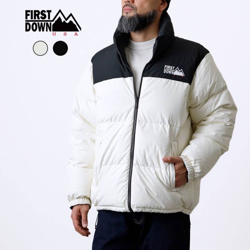 【FIRST DOWN】BUBBLE DOWN JKT REVERSIBLEリバーシブルバブルダウンジャケット