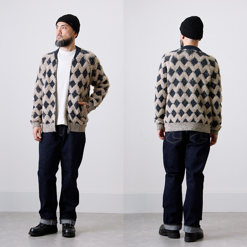 SCOTCH&SODA】JACQUARD BOMBER JACKETジャカードボンバージャケット