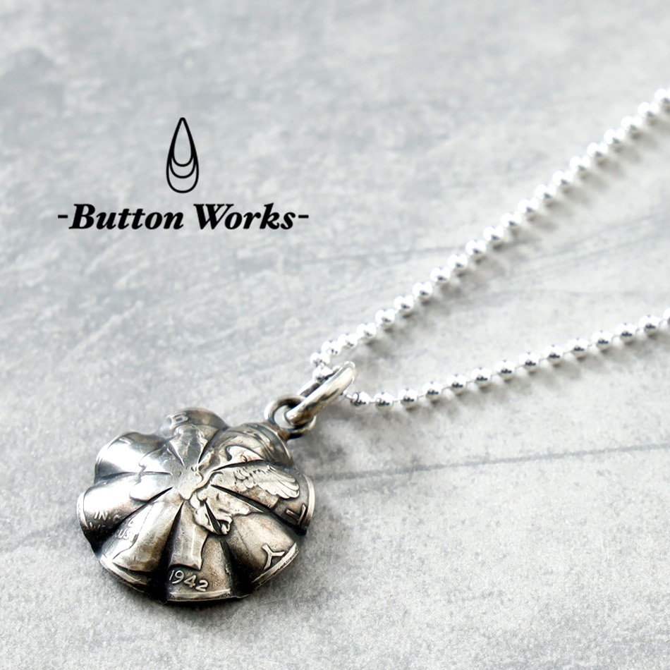 BUTTON WORKS】APOLLO CONCHO COIN NECKLACE マーキュリー アポロ