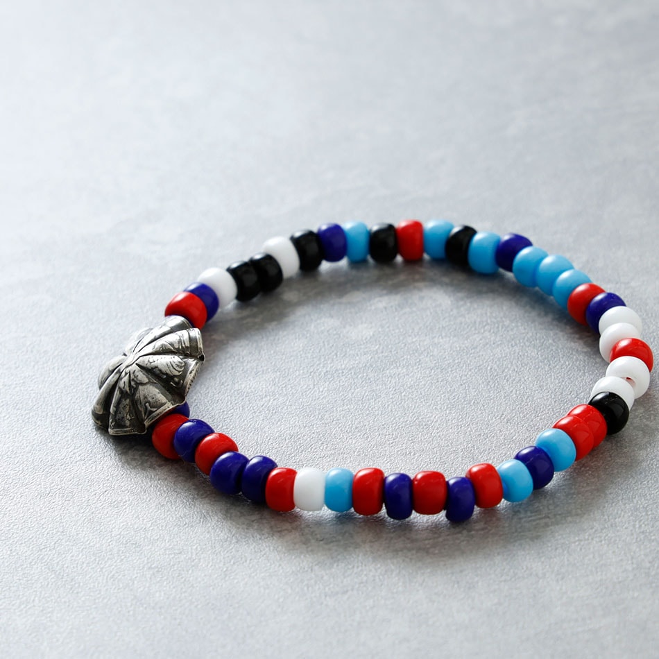 BUTTON WORKS】DIME COIN BEADS BRACELET ビーズコンチョブレスレット