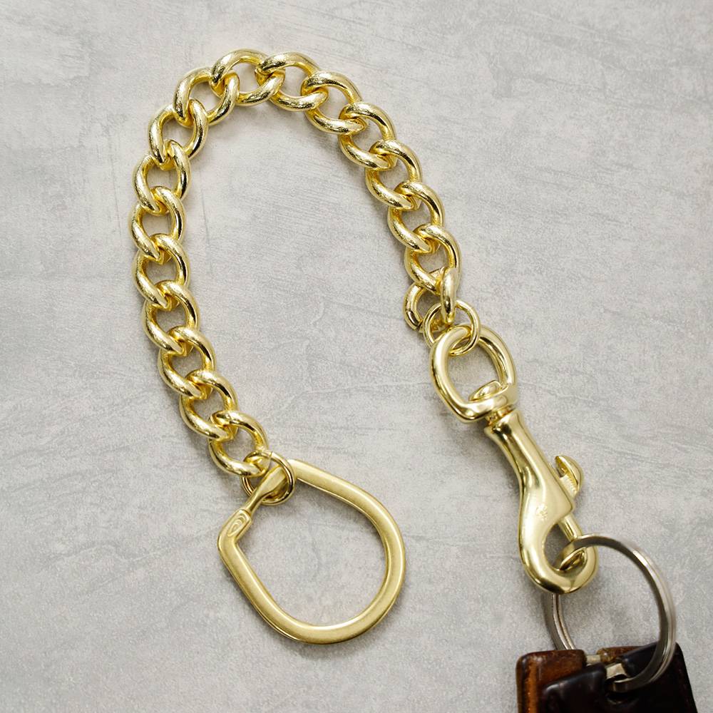 Button Works】 SOLID BRASS WALLET CHAIN | 大人のアメカジ｜HEATH