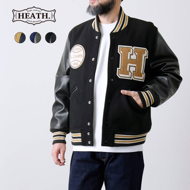 【HEATH】MELTON AWARD JACKETメルトンアワードジャケット