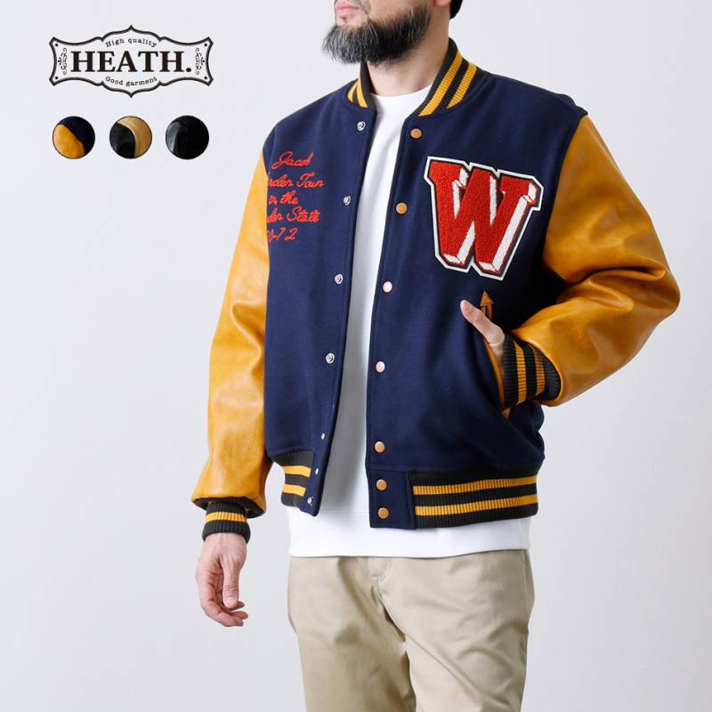  【HEATH】MELTON AWARD JACKET メルトンアワードジャケット 