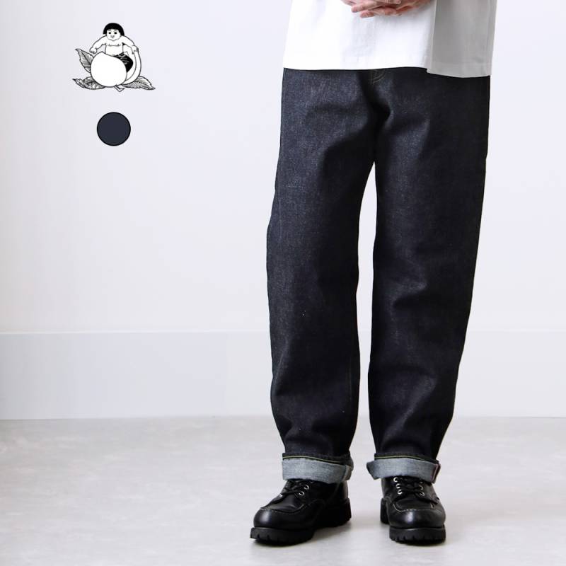 【MOMOTARO JEANS】CLASSIC DENIM PANTS#100 ワンウォッシュデニムパンツ 