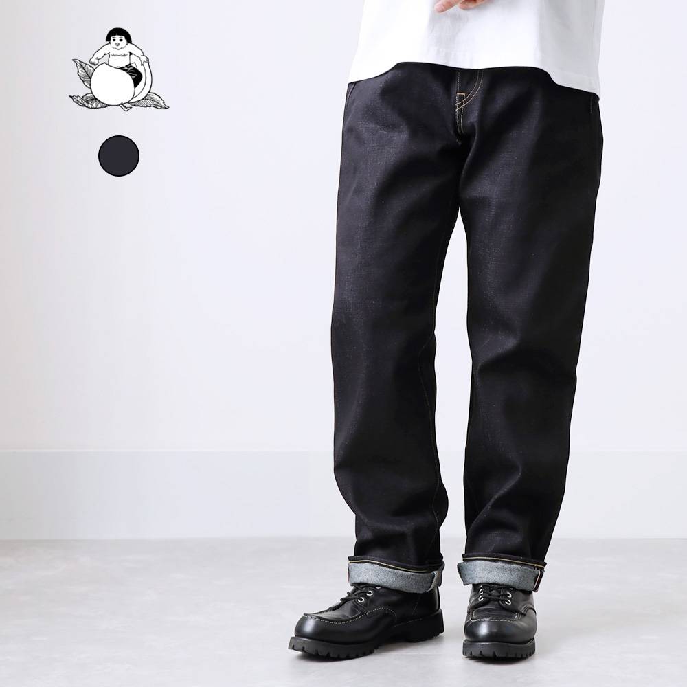 MOMOTARO JEANS】CLASSIC DENIM PANTS#100 ワンウォッシュデニムパンツ