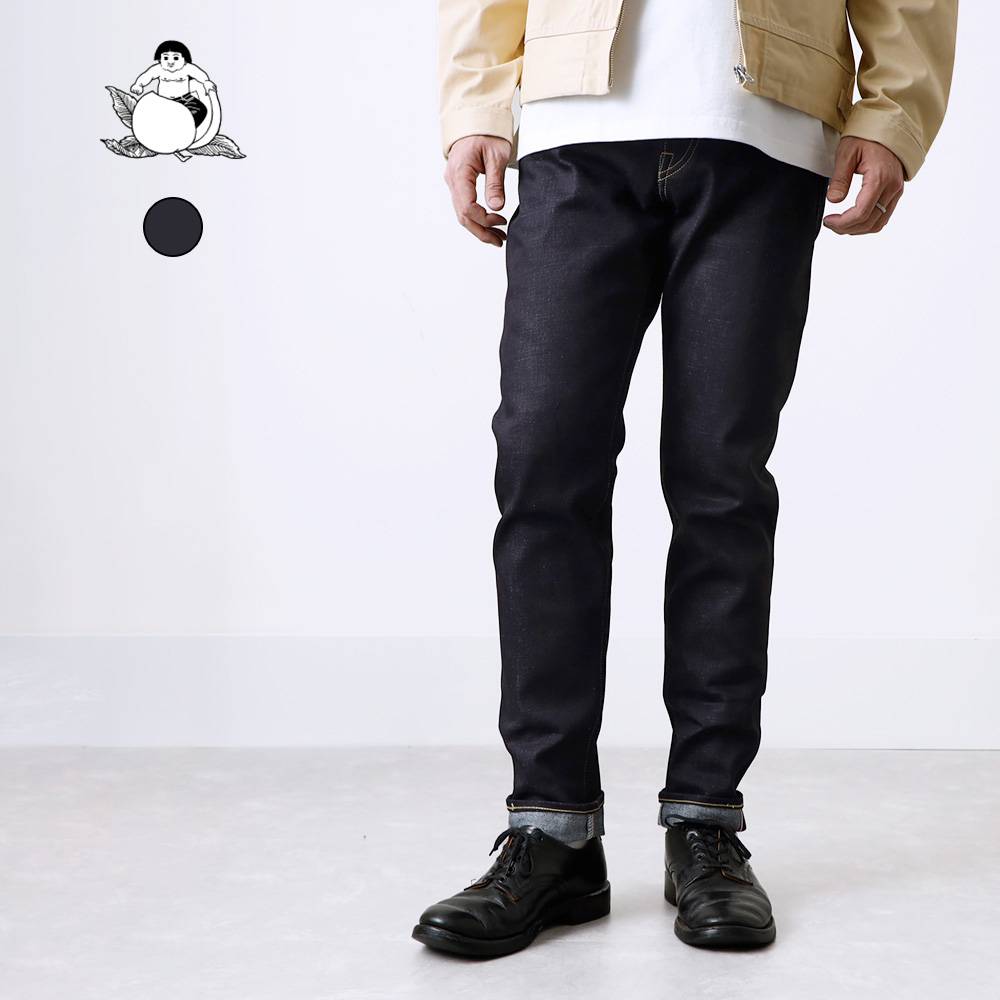 MOMOTARO JEANS】CLASSIC DENIM PANTS#200 ワンウォッシュデニムパンツ