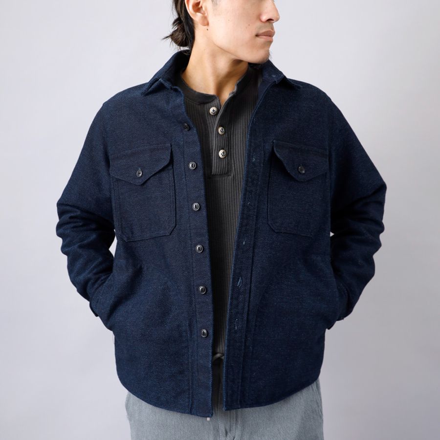 BLUEPORT（ブルーポート）刺し子シャツジャケット ｜アメカジ