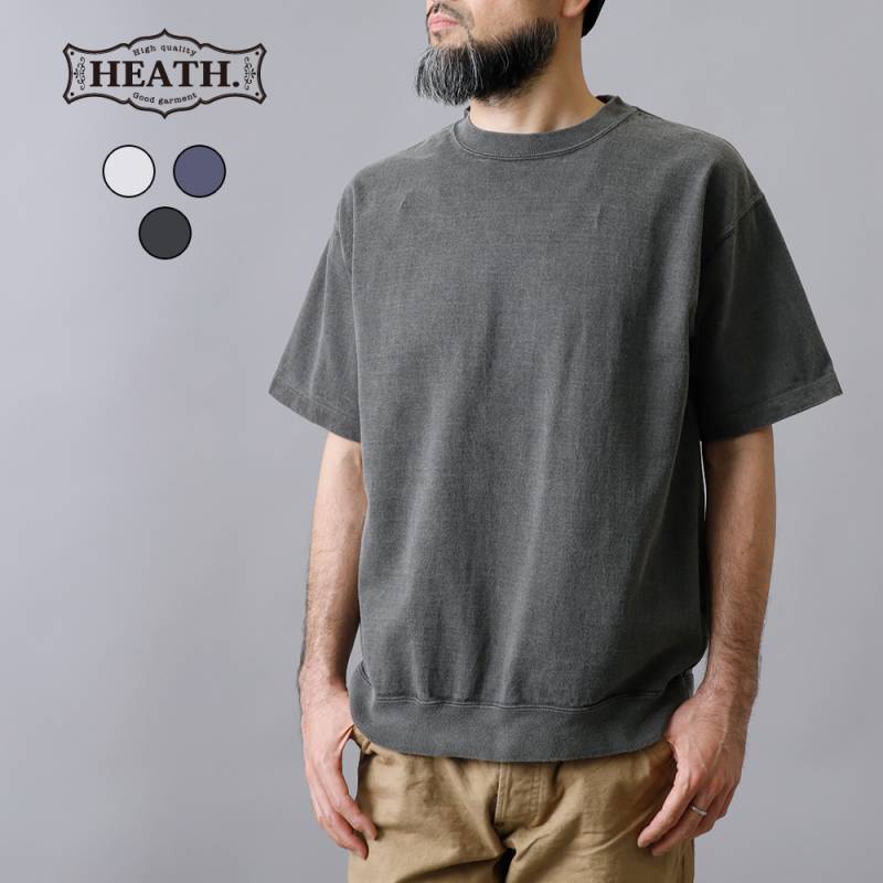  【HEATH】HEAVY CREW NECK TEE 日本製 クルーネックTシャツ