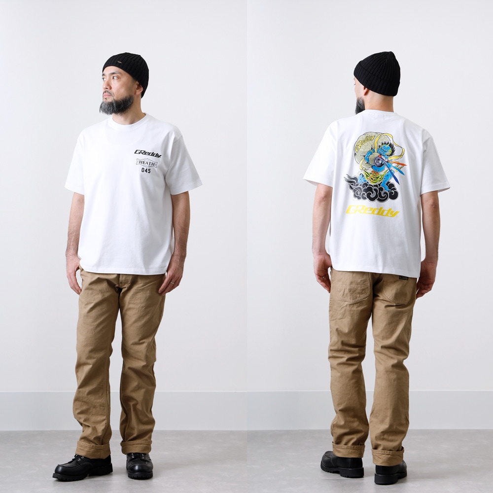 アメカジ好き品 HEATH×TRUST/GReddy】8.1oz US COTTON TEE 