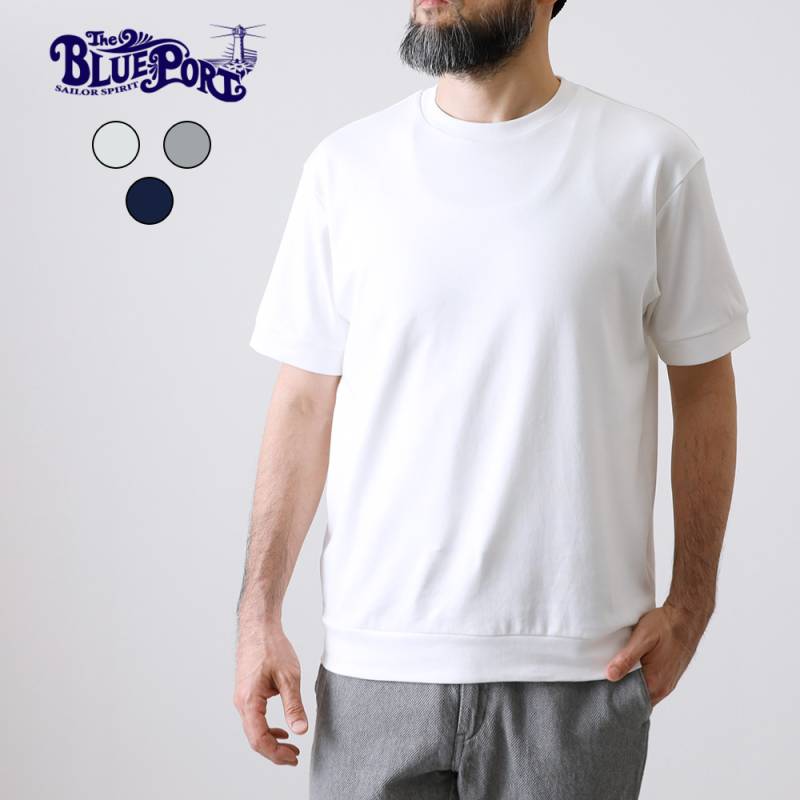 【期間限定 17%OFF！】【BLUE PORT】SILKY PROCESSING TEEシルケットスムースTシャツ