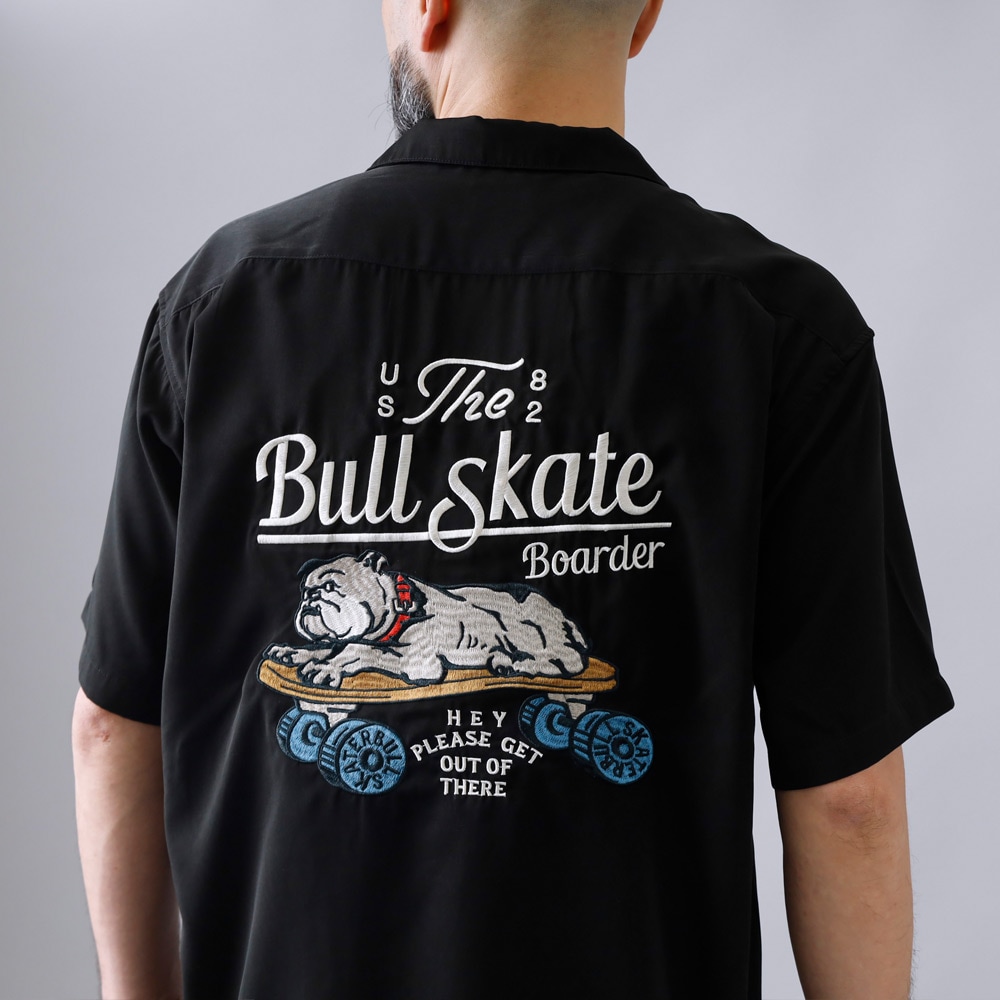 HEATH】Embroidered Open-Collar Shirtオープンカラー刺繍シャツ