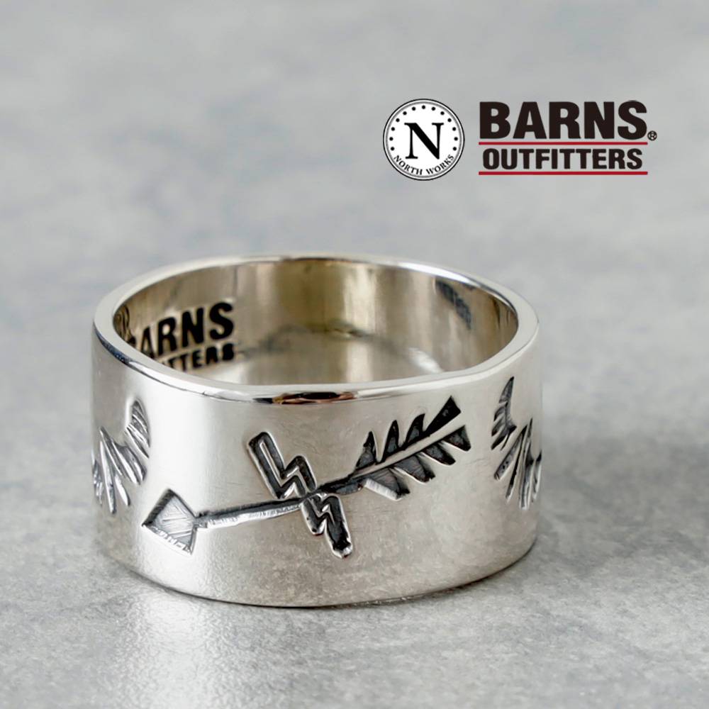 【NORTH WORKS × BARNS】LIGHTNING ARROW RING 稲妻アローリング