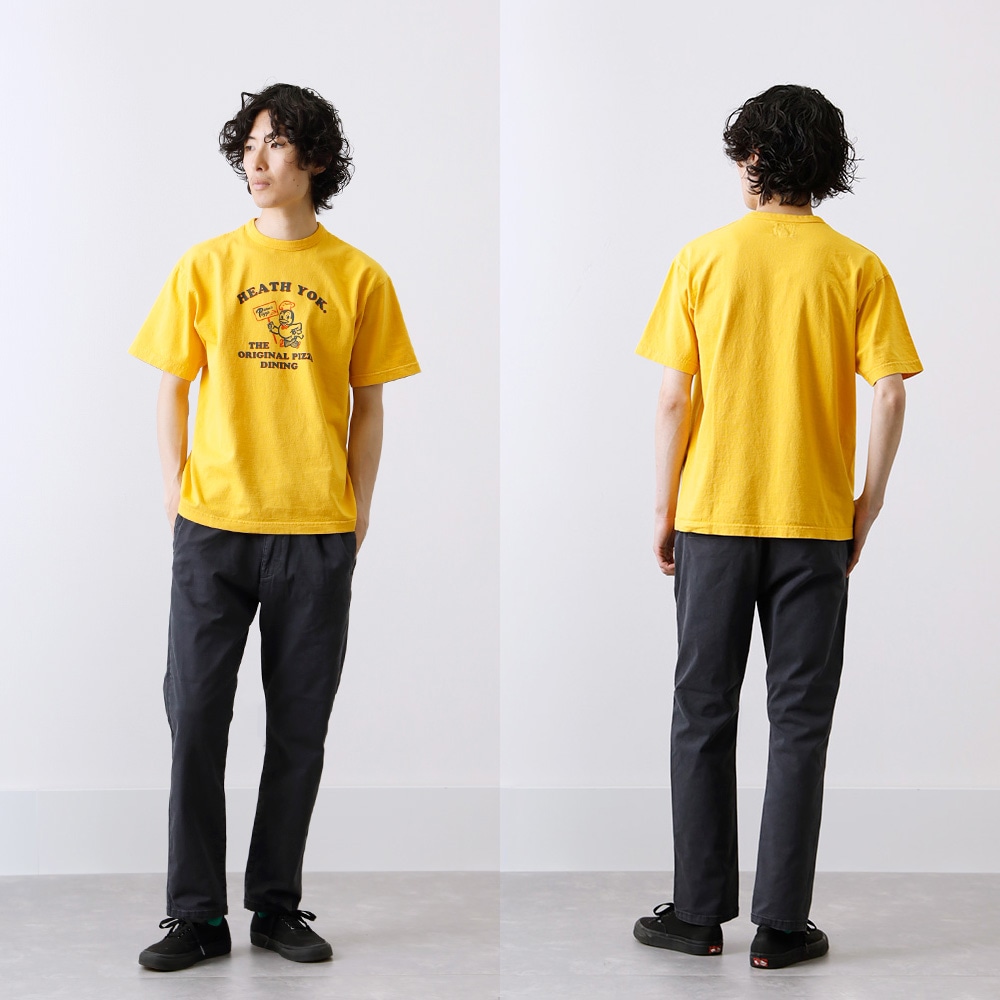 HEATH】ORIGINAL CREW NECK PRINT TEE 国産 オリジナル プリントT