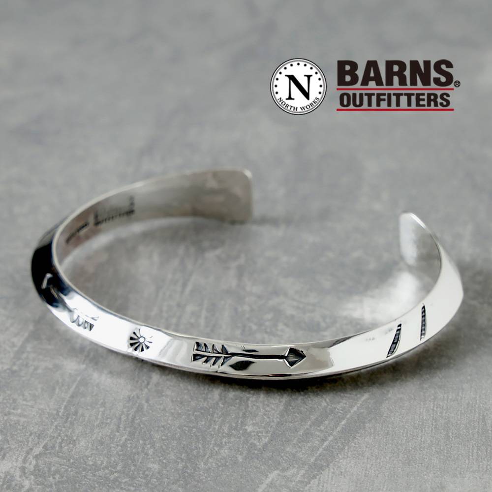 NORTH WORKS】PAISLEY SILVER BANGLE | 大人のアメカジ｜HEATH公式