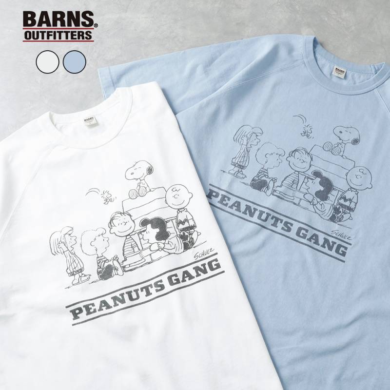 【BARNS OUTFITTERS】RAGLAN SLEEVE T-SHIRT ラグランヘヴィTシャツ