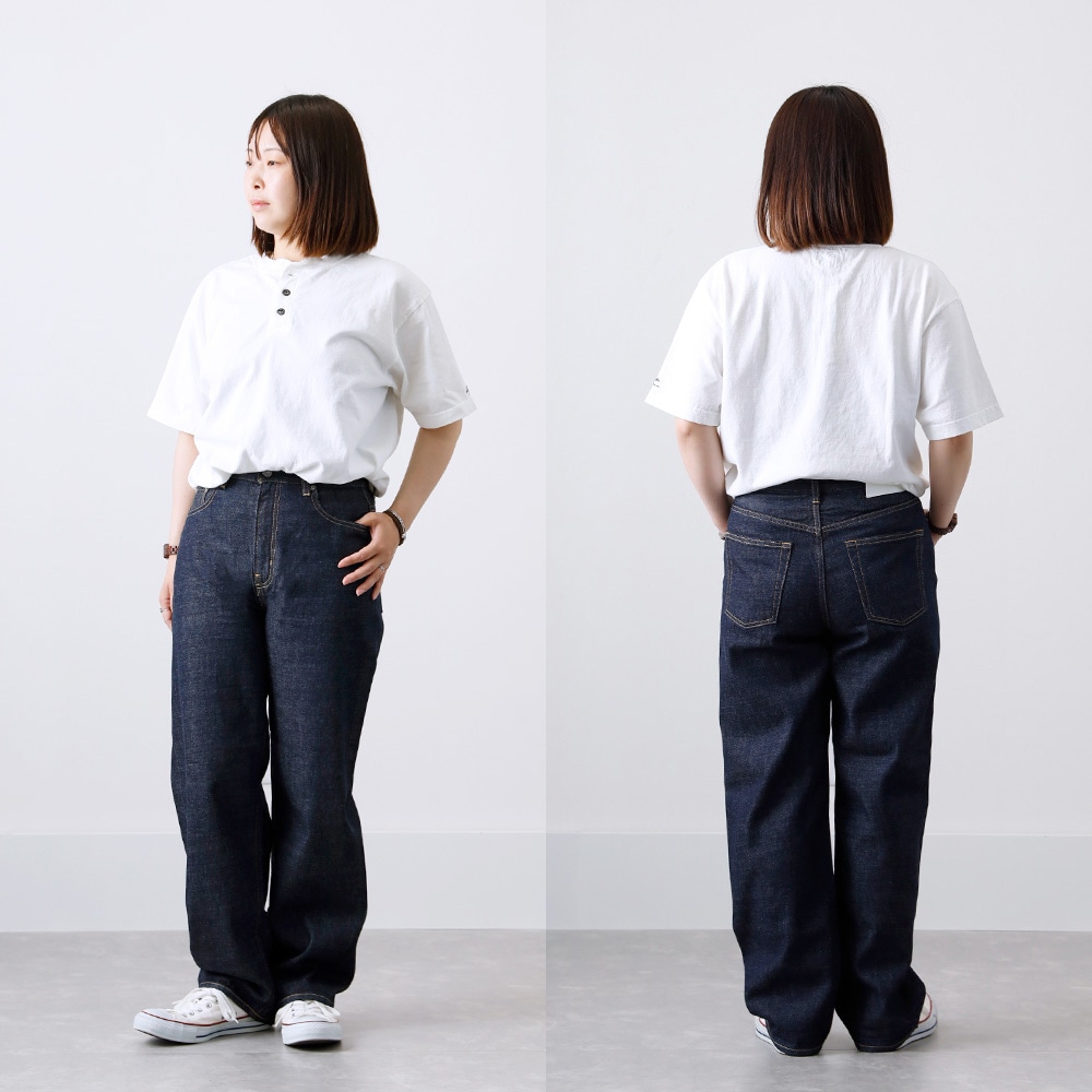 D.M.G.】WOMEN'S STRAIGHT DENIM 甘織5Pストレートデニム｜アメカジ