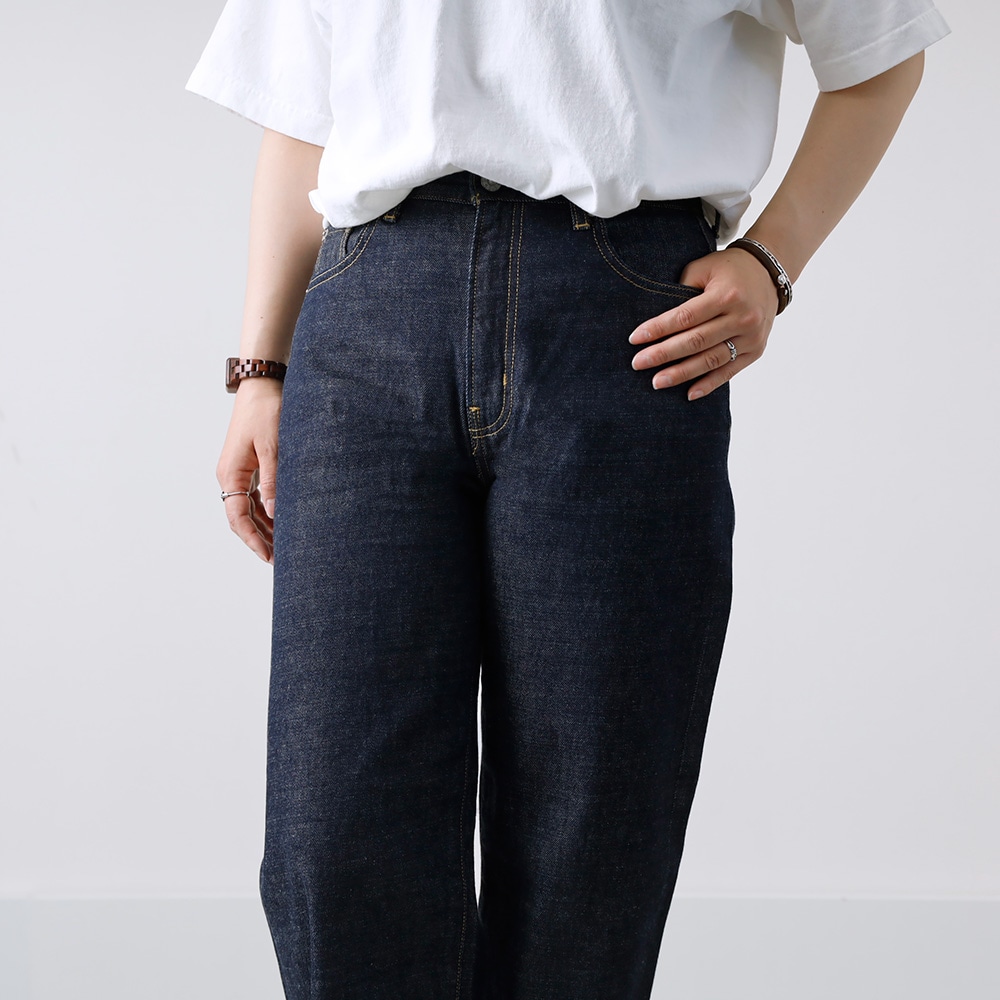 D.M.G.】WOMEN'S STRAIGHT DENIM 甘織5Pストレートデニム｜アメカジ