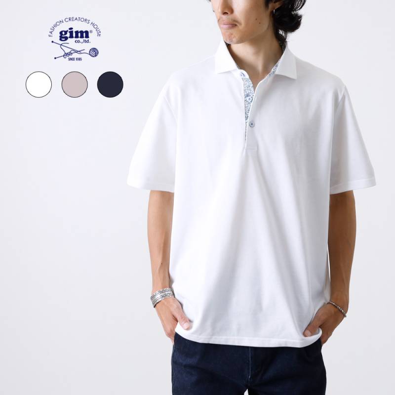 【GIM】AMERICAN SEA ISLAND COTTON POLO SHIRT アメリカンシーアイランドコットンポロシャツ