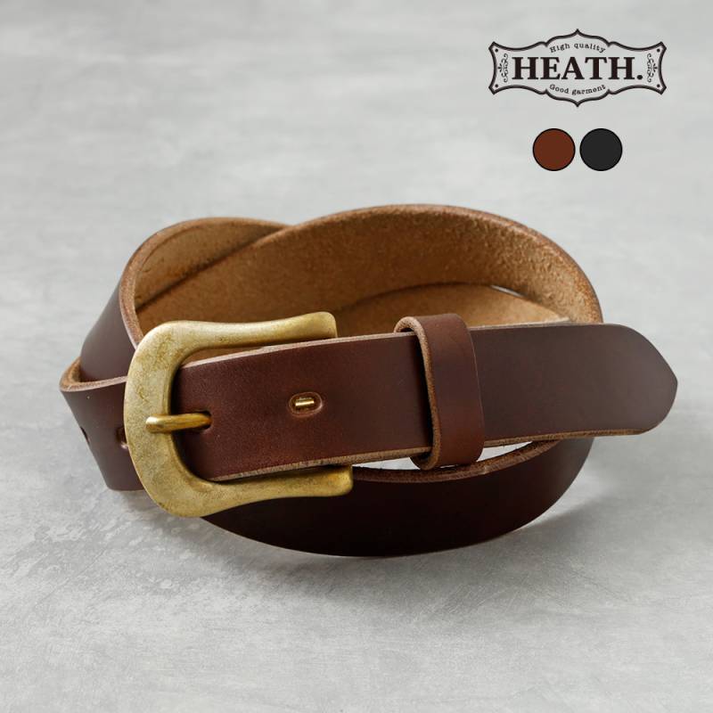 【HEATH】30mm CHROMEXCEL LEATHER NARROW BELT クロムエクセルレザー ナローベルト
