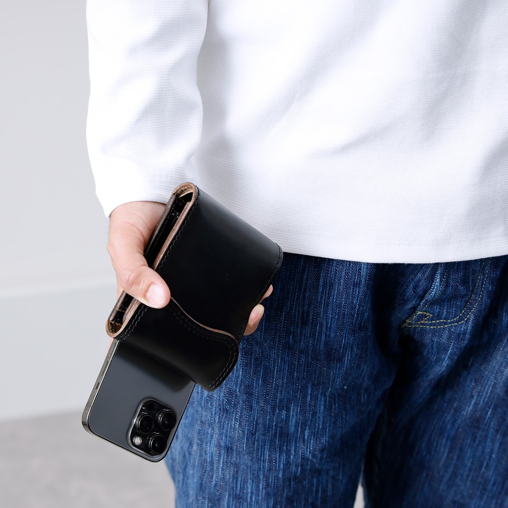 HEATH】CHROMEXCEL LEATHER WALLET クロムエクセルレザー 二つ折り財布