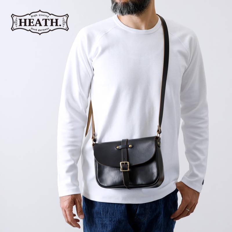【HEATH】CHROMEXCEL LEATHER POSTMAN BAG クロムエクセルレザー ポストマンバッグ