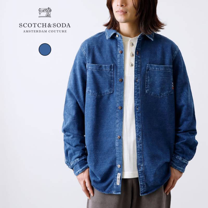 【高級】SCOTCH&SODA ボアデッキジャケット　Mサイズ　刻印ボタン　美品 ジャケット一覧 リアルマッコイズ名古屋