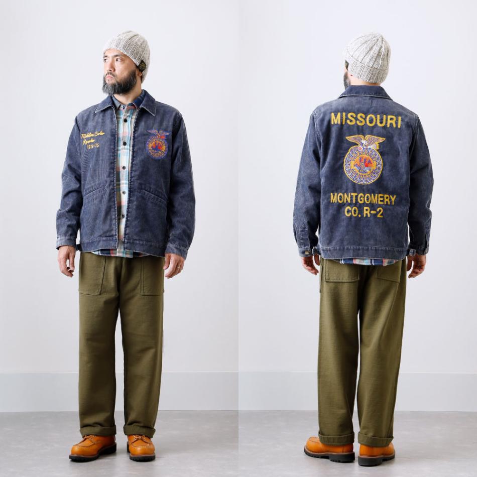 FFA 103-34 コーデュロイジャケット ファーマーズジャケット HEATH】FFA JACKET<br>コーデュロイ ファーマーズジャケット