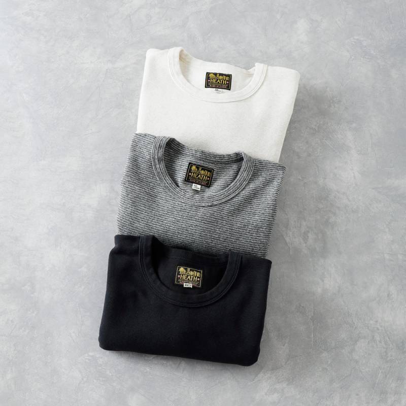 HEATH（ヒース）ヘビースパンフライス 九分袖ロンT 