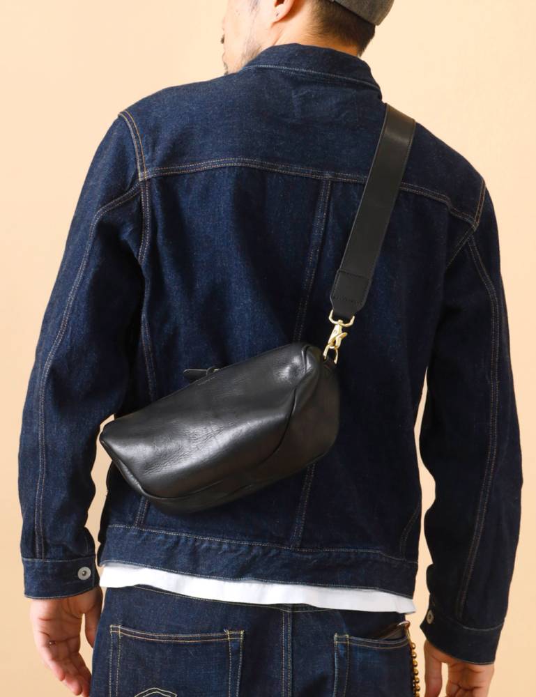 Butler Verner Sails｜OILED COWHIDE SHOULDER BAG “Himeji Leather