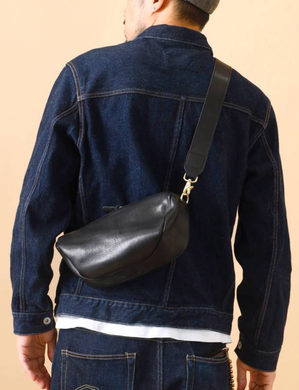 Butler Verner Sails｜OILED COWHIDE SHOULDER BAG “Himeji Leather