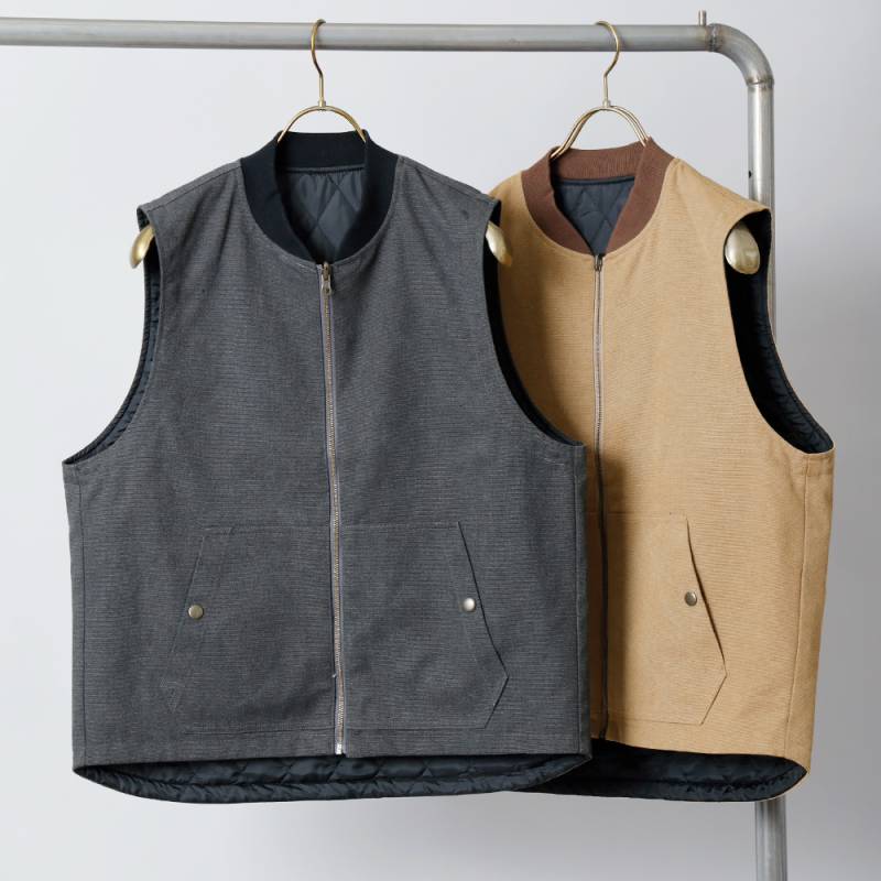 BARNS OUTFITTERS（バーンズアウトフィッターズ）リバーシブル ライトダックベスト